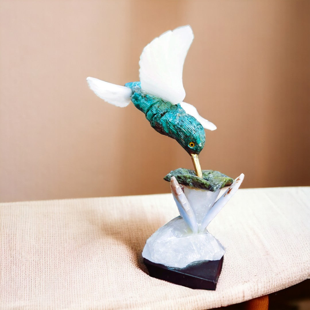 Quartz Bird Sculpture