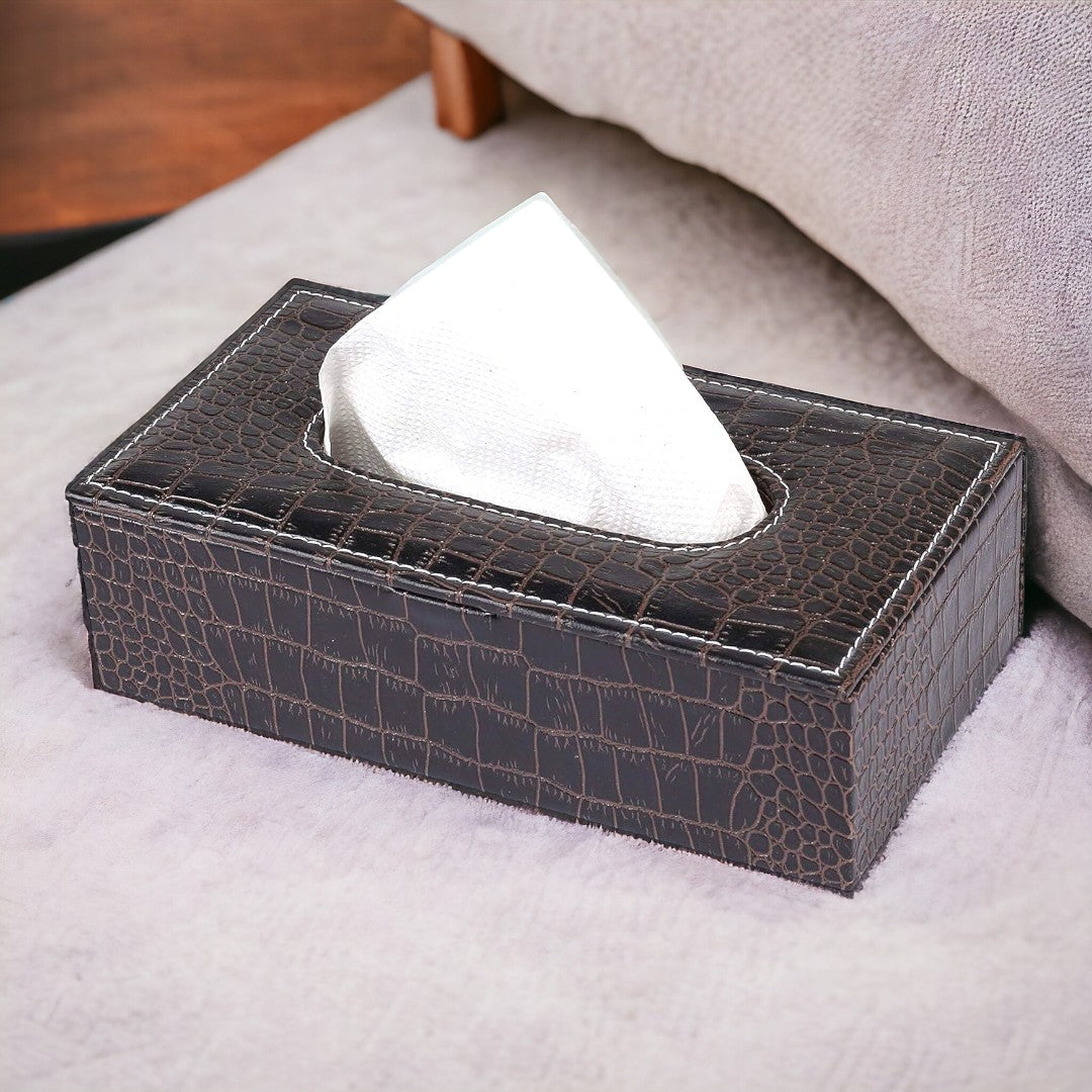 Leather Tissue Box