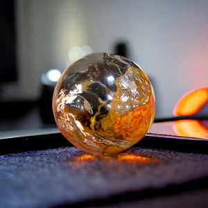 Handmade Glass Marble Paperweight