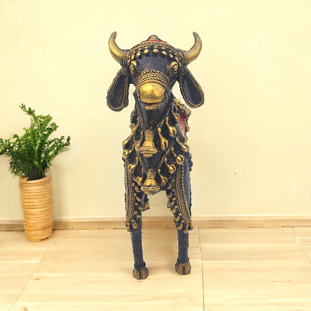 Nandi/Kamdhenu Cow Decorative Showpiece