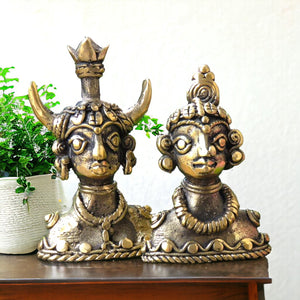 Brass Tribal Couple