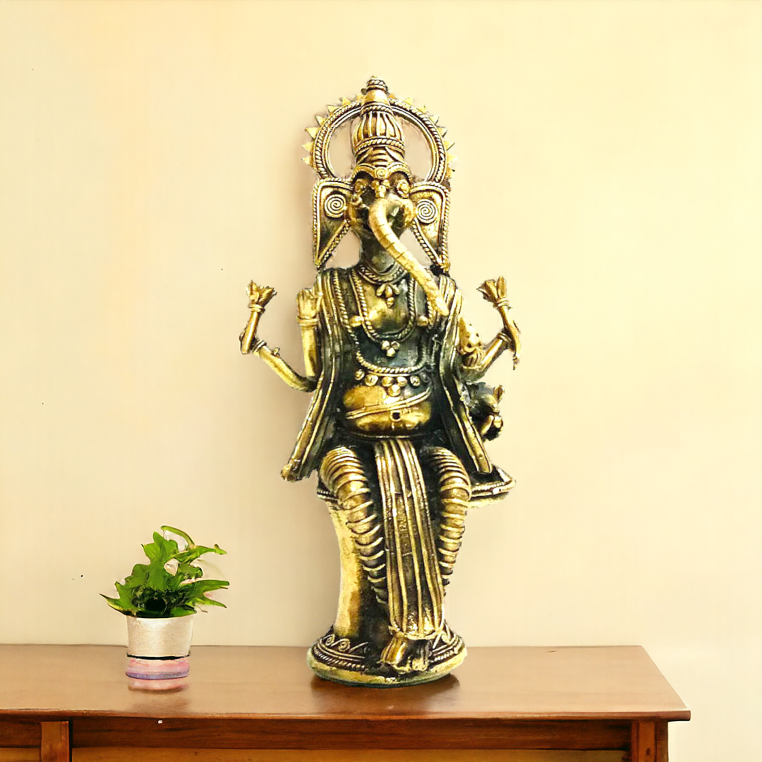 Dhokra Brass Lord Ganesha