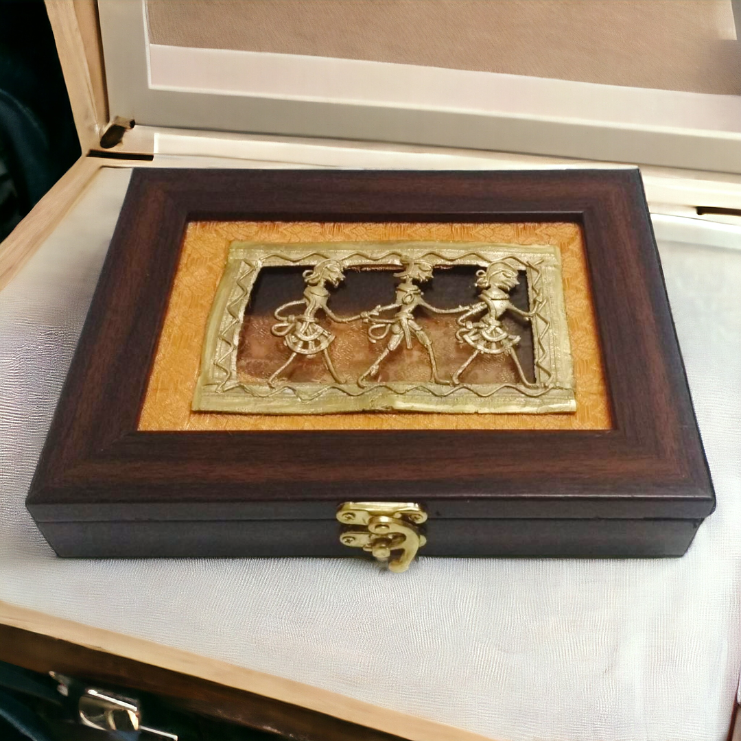Dhokra jewellery box