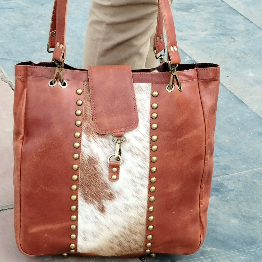 Stylish Tote Bag Leather