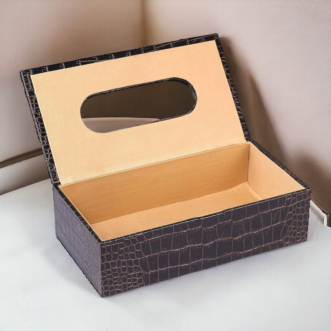 Leather Tissue Box