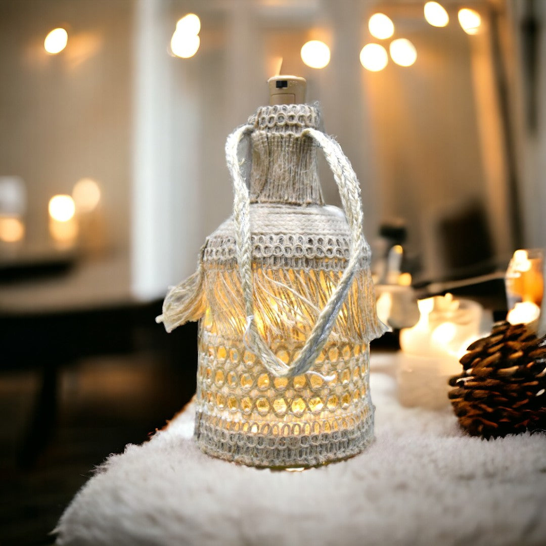 Ancient Boho Weave Lampshade/Planters