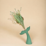 Dolphin Tale Shape Vase