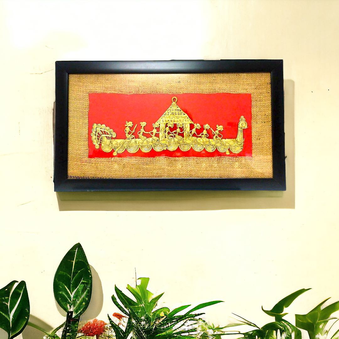 Boat Wall Hanging – Dhokra Art