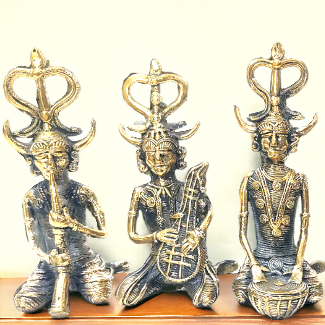 Dhokra Tribal Art Musician Set of 5