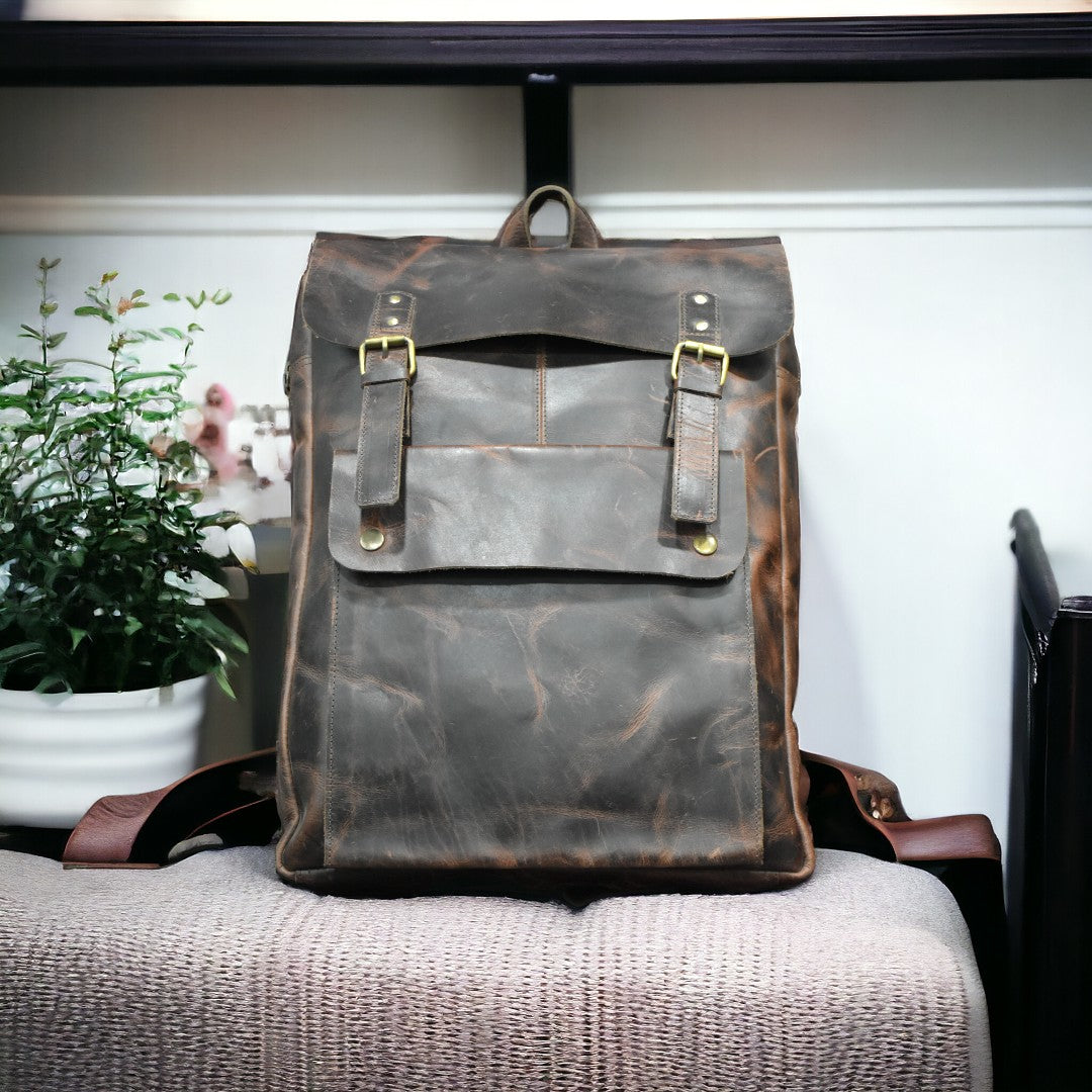 Leather Backpack