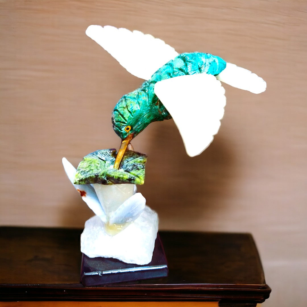 Quartz Bird Sculpture