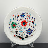 Marble Plate With Intricate Inlay