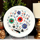 Marble Plate With Intricate Inlay