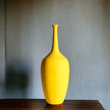 Yellow Matte Ceramic Vase