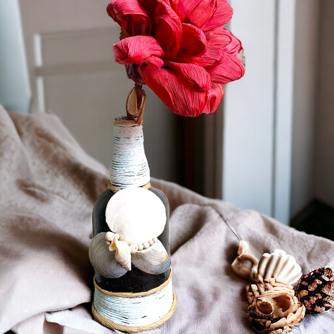 Handmade Seashell Bottle