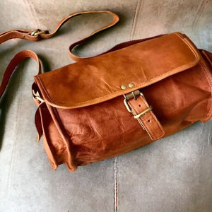 Dashing Leather Crossbody Bag