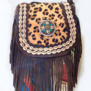 Designer Fringe Cross Body Bag