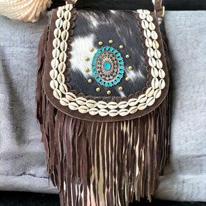 Designer Fringe Cross Body Bag