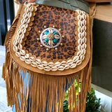 Designer Fringe Cross Body Bag