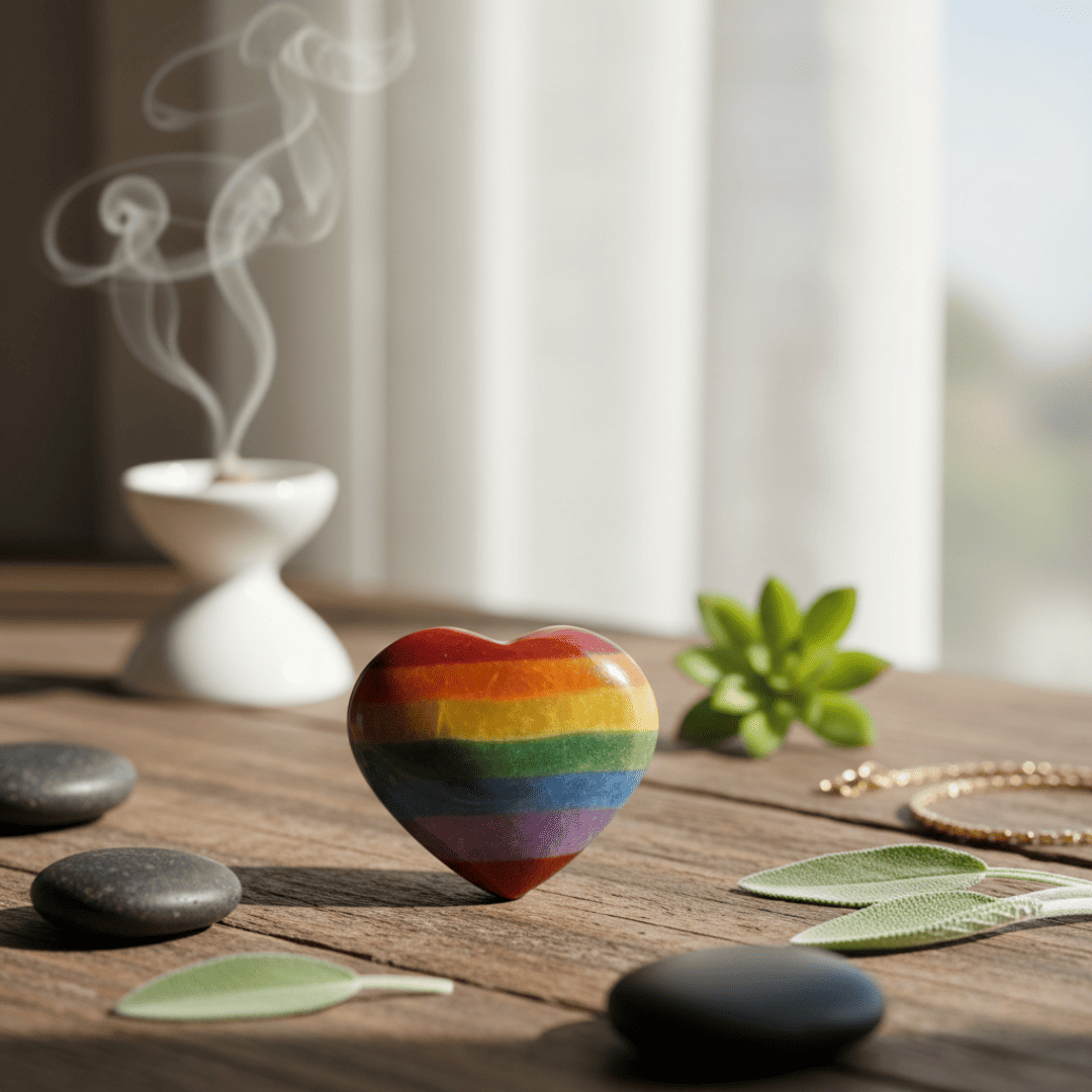 7 Chakra Crystal Heart Shape (6)